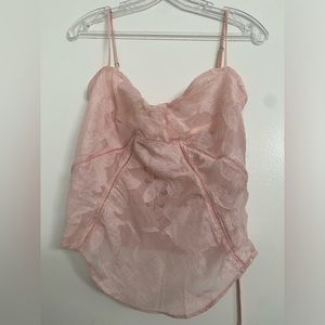 Shimmery pink top from House of Cb